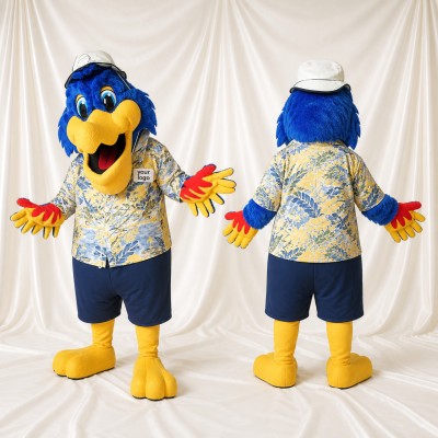 Tropical Bird Mascot Costume Full Body for Adults School Events