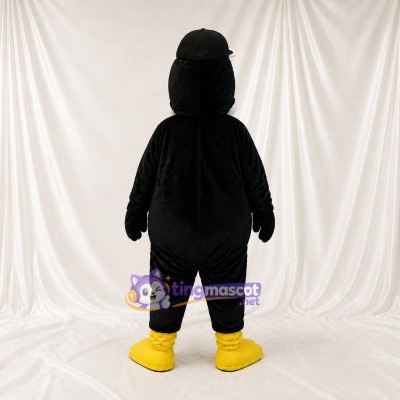 Black and White Penguin Mascot Costume Full Body for Adults School Events