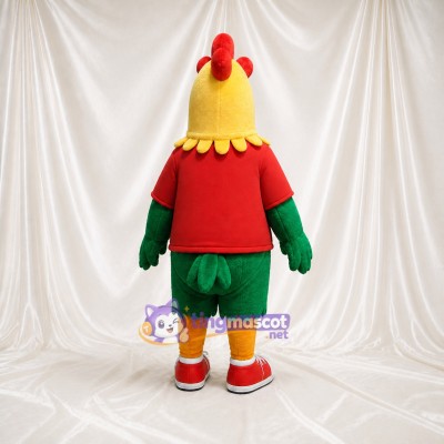 Chicken Athlete Mascot Costume Full Body for Adults Sports Events