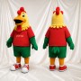 Chicken Athlete Mascot Costume Full Body for Adults Sports Events