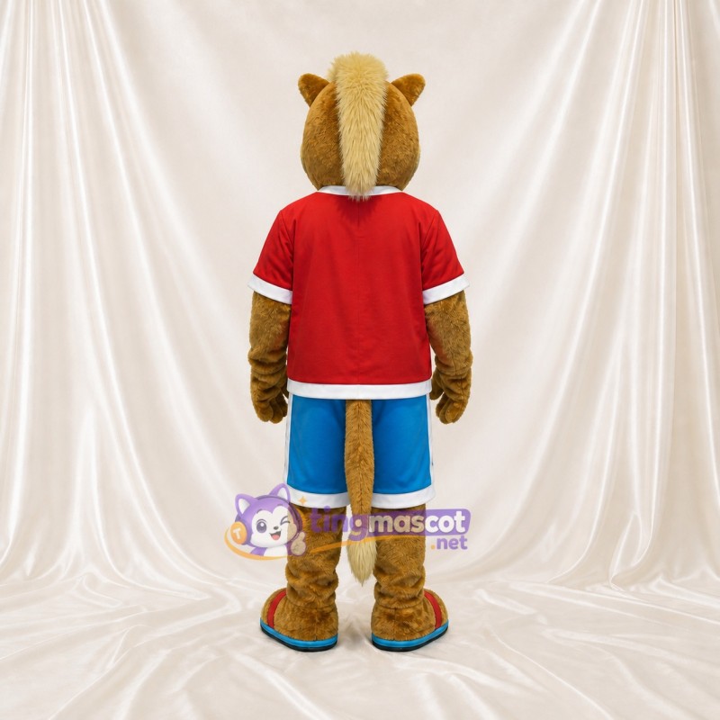Camel Athlete Mascot Costume Full Body for Adults Sports Events