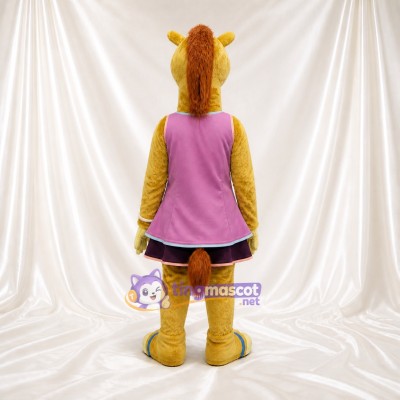 Team Uniform Camel Athlete Mascot Costume Full Body for Adults Sports Events