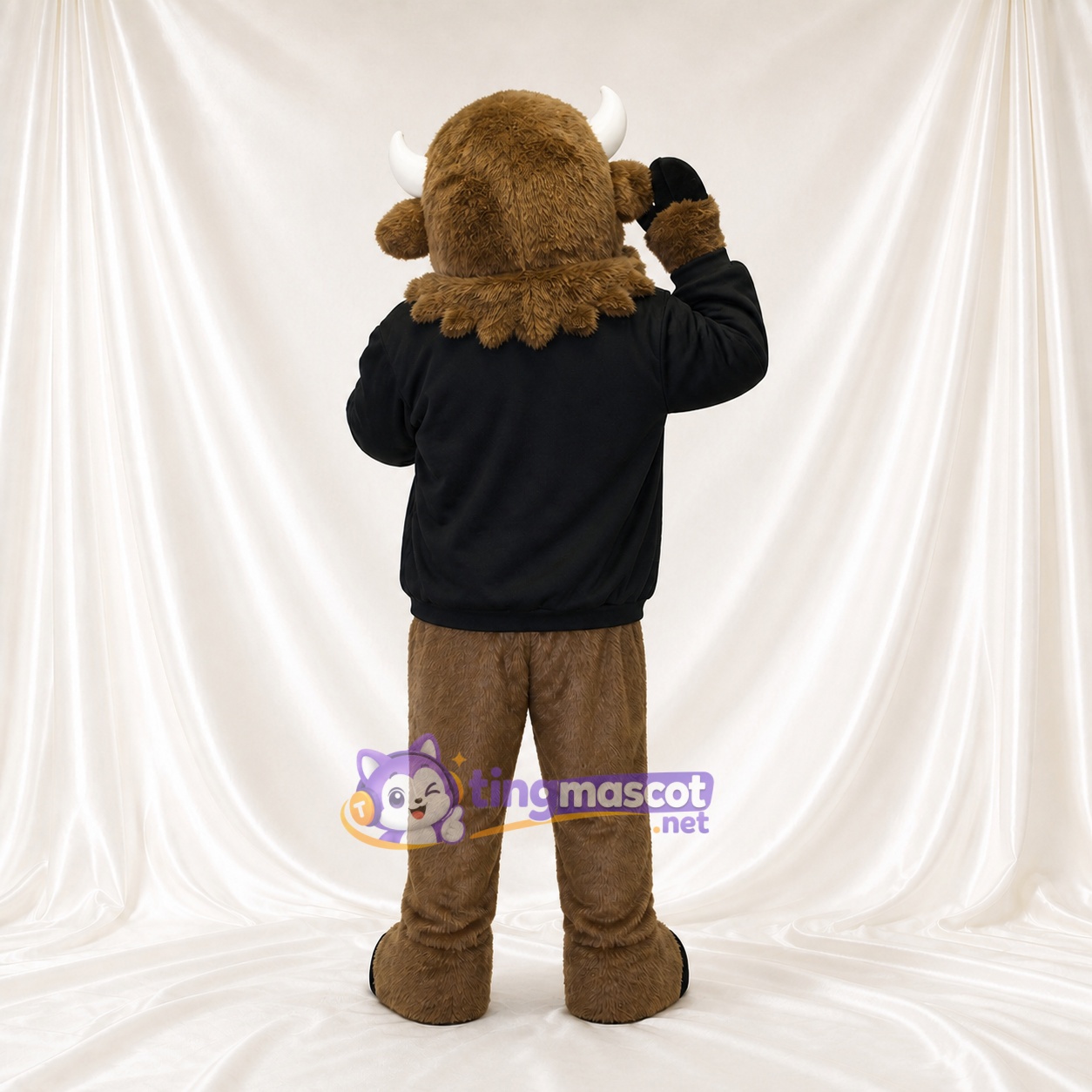 Bison Mascot Costume Full Body for Adults School Events Bison Mascot Costume Full Body for Adults School Events