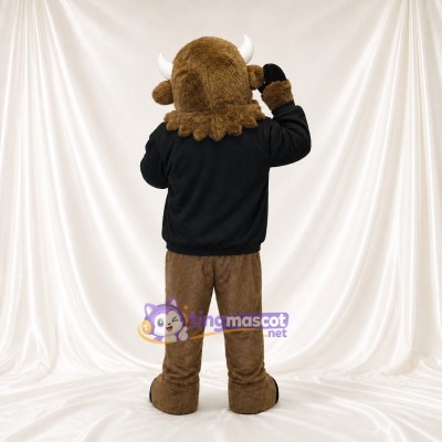 Bison Mascot Costume Full Body for Adults School Events