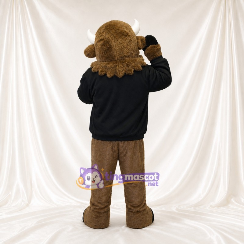 Bison Mascot Costume Full Body for Adults School Events