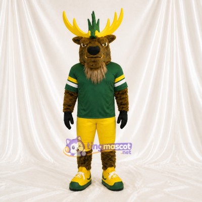 Athlète Orignal en Uniforme d'Équipe Costume de mascotte intégral pour adultes Événements sportifs