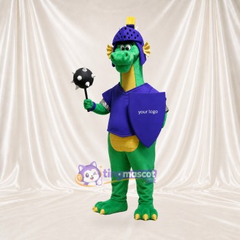 Dragon Knight Mascot Costume Full Body for Adults School Events
