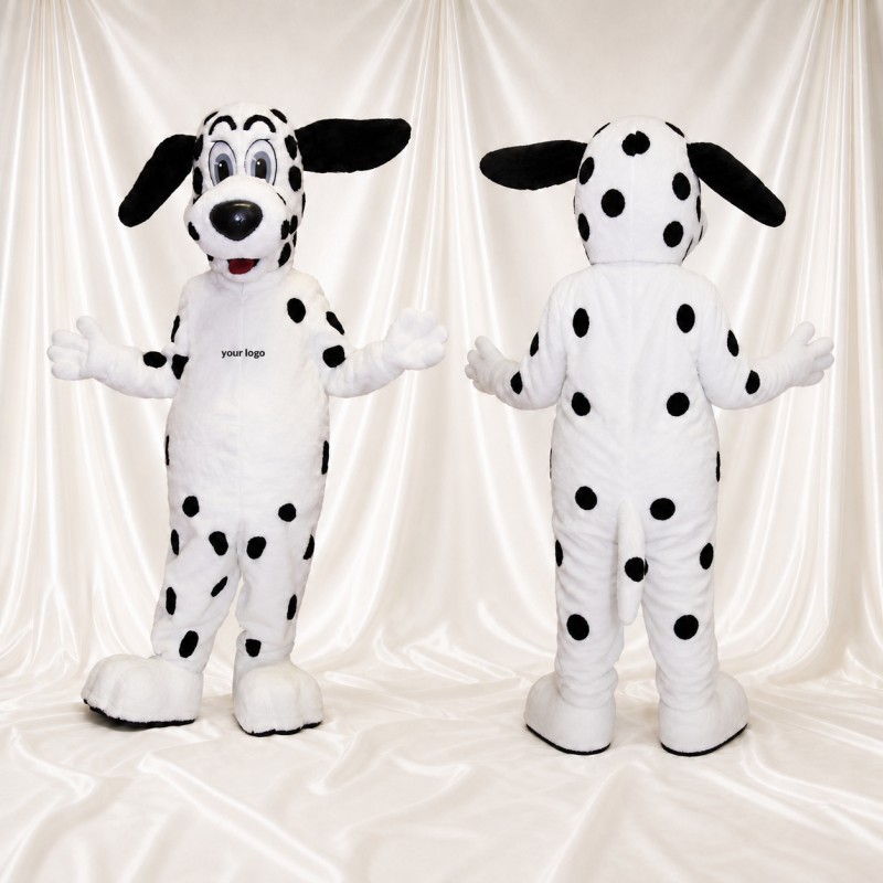 Dalmatian Dog Mascot Costume Full Body for Adults School Events