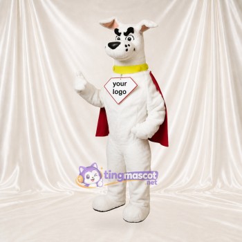 Superhero Dog Mascot Costume Full Body for Adults School Events