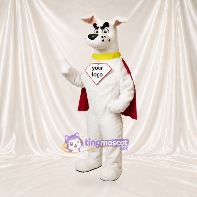 Superhero Dog Mascot Costume Full Body for Adults School Events