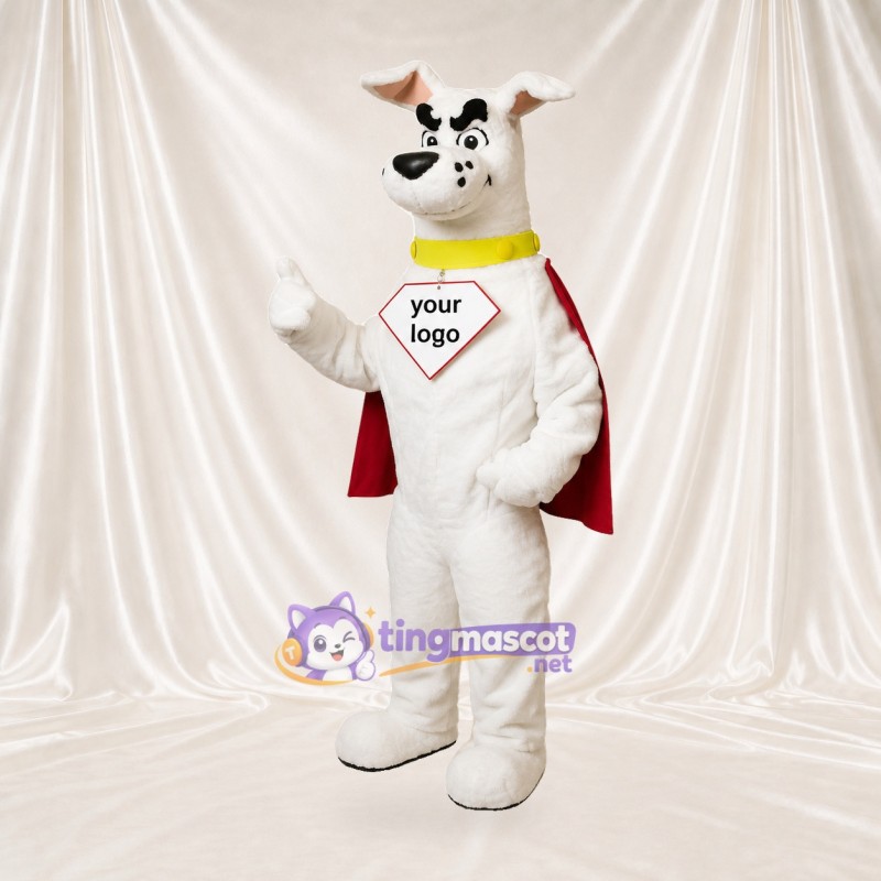 Superhero Dog Mascot Costume Full Body for Adults School Events