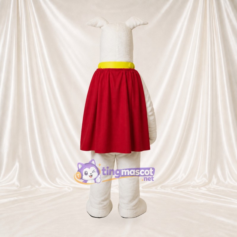 Superhero Dog Mascot Costume Full Body for Adults School Events