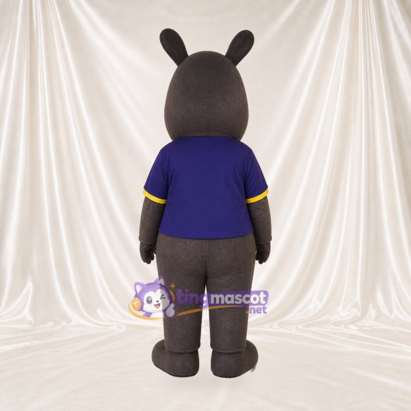 Rhino Athlete Mascot Costume Full Body for Adults Sports Events