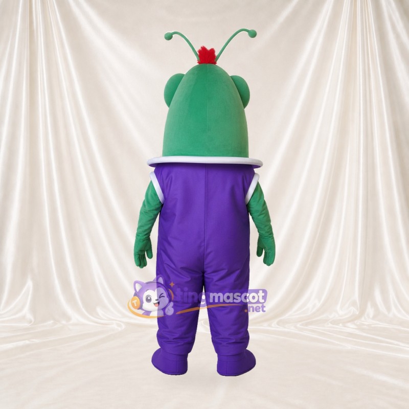 Sculpted Fantasy Alien Mascot Costume Full Body for Adults School Events
