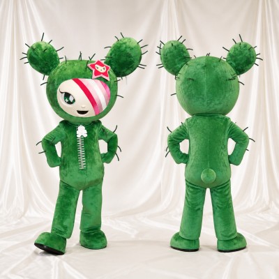 Cactus Girl Mascot Costume Full Body for Adults School Events