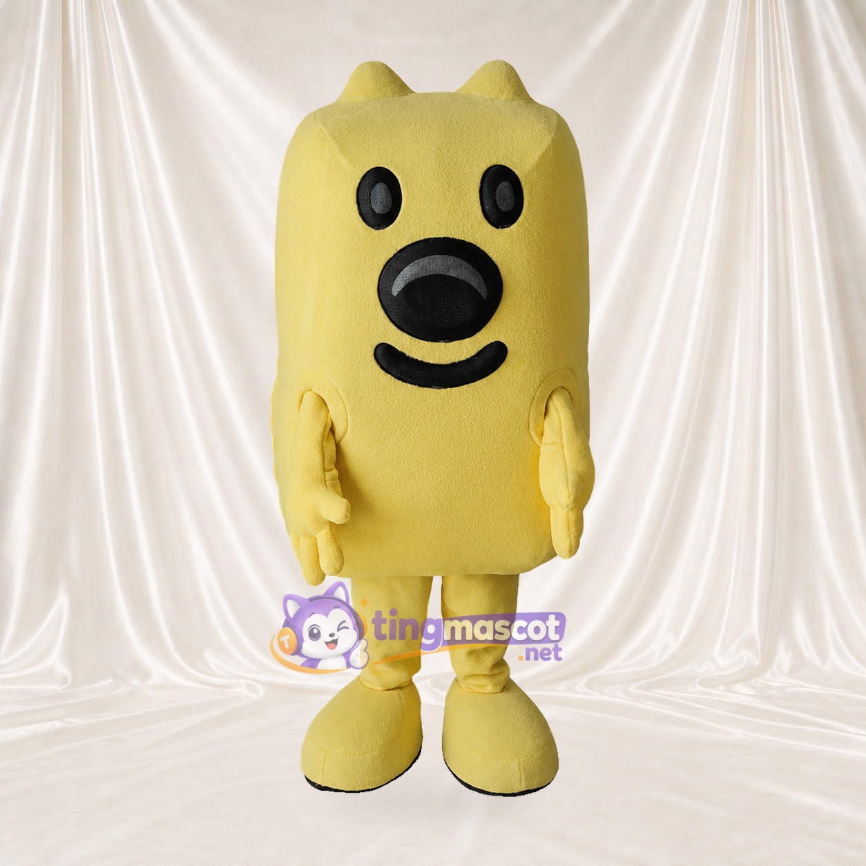 Rectangle Character Mascot Costume Full Body for Adults Promotions Rectangle Character Mascot Costume Full Body for Adults Promotions