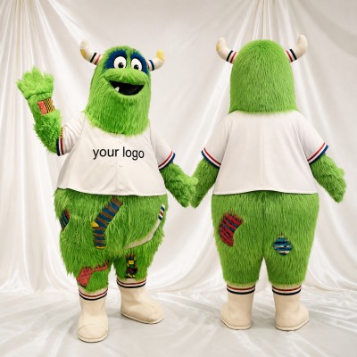 Monster Athlete Mascot Costume Full Body for Adults Sports Events