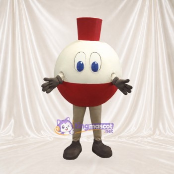 Personnage capsule blanche Costume de mascotte intégral pour adultes Promotions