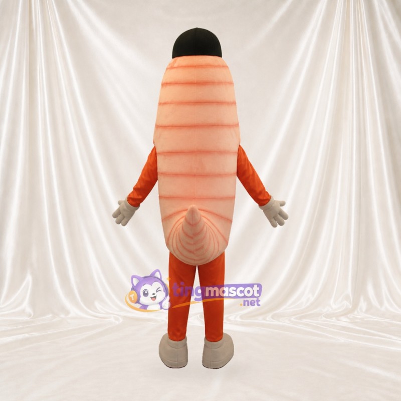 Shrimp Mascot Costume Full Body for Adults Food Events