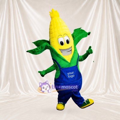 Yellow Corn Mascot Costume Full Body for Adults Food Events