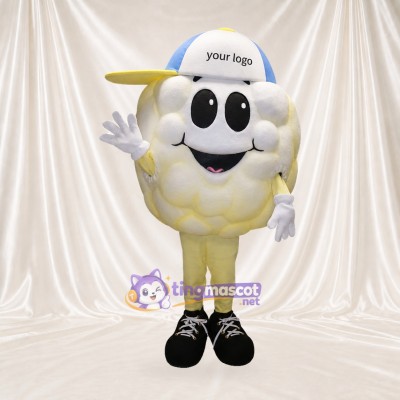 Pop corn Costume de mascotte intégral pour adultes Événements gastronomiques