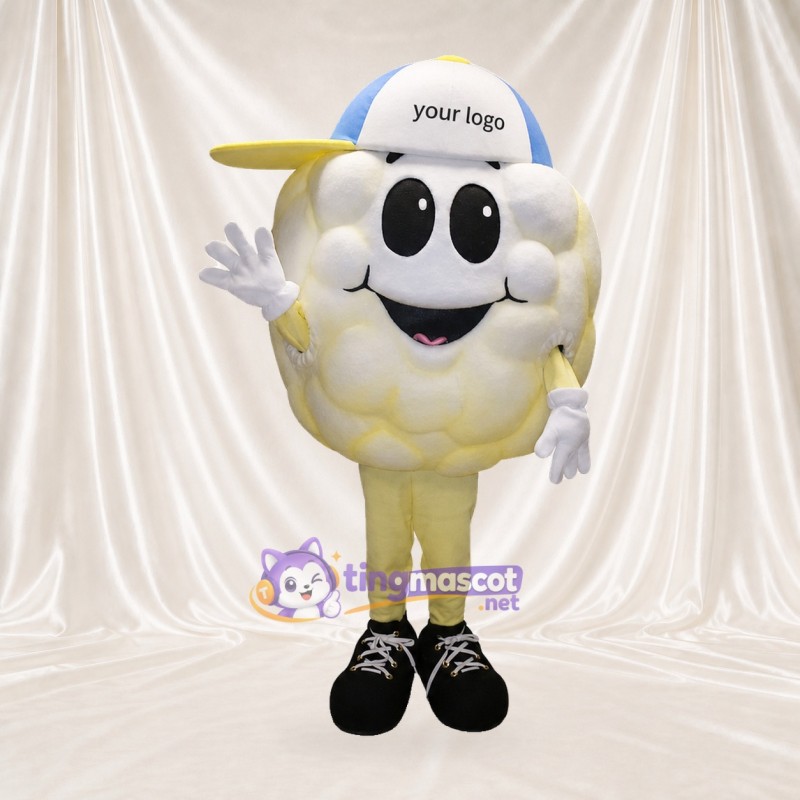 Pop corn Costume de mascotte intégral pour adultes Événements gastronomiques