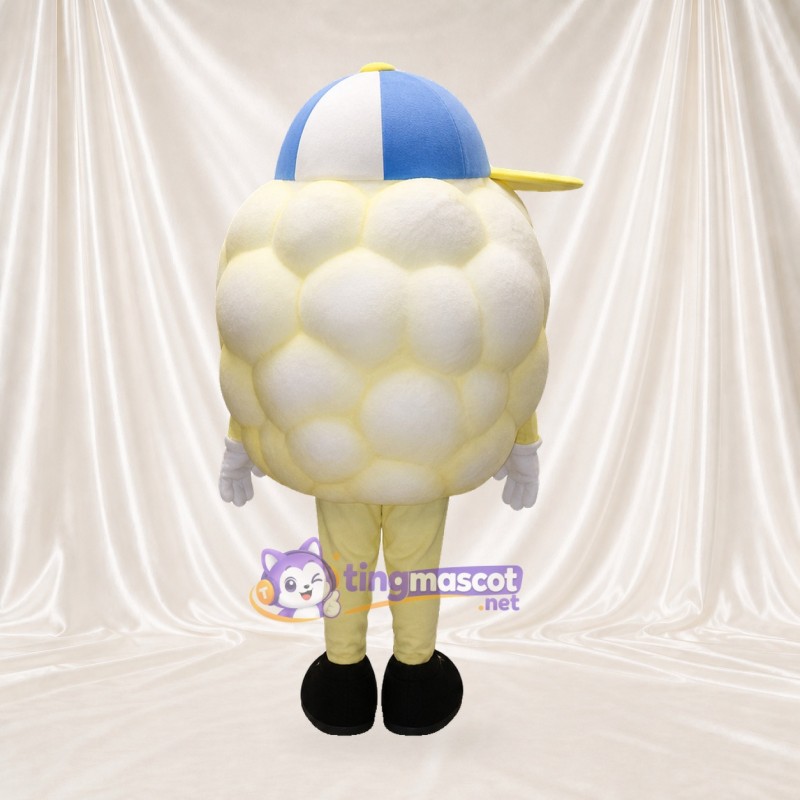 Pop corn Costume de mascotte intégral pour adultes Événements gastronomiques