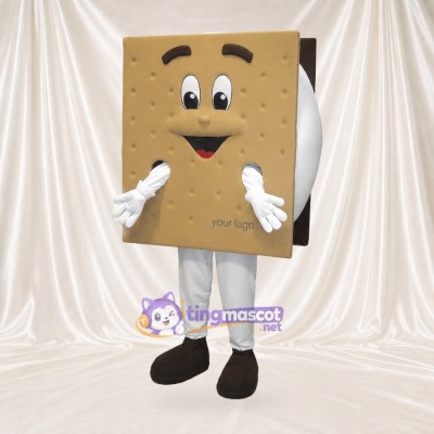 Smore Mascot Costume Full Body for Adults Food Events