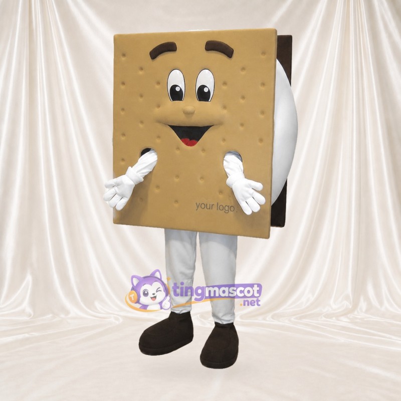 Smore Mascot Costume Full Body for Adults Food Events