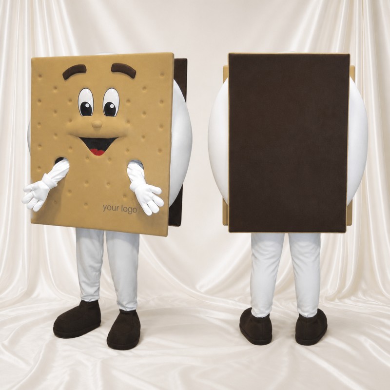 Smore Mascot Costume Full Body for Adults Food Events