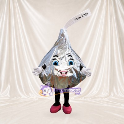 Chocolate Drop Mascot Costume Full Body for Adults Food Events