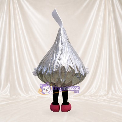 Chocolate Drop Mascot Costume Full Body for Adults Food Events