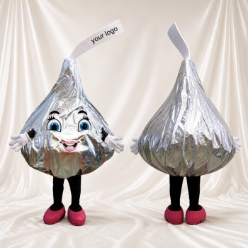 Goutte de Chocolat Costume de mascotte intégral pour adultes Événements gastronomiques