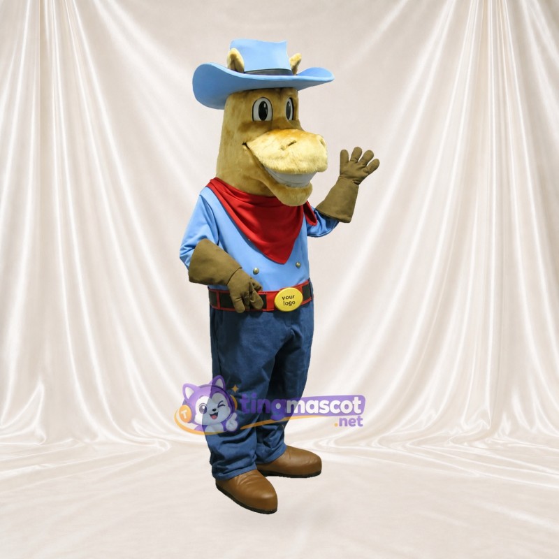 Cheval Cowboy Costume de mascotte intégral pour adultes Promotions