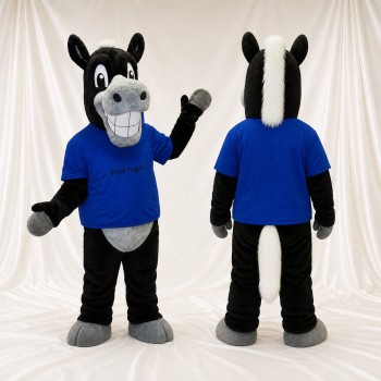 Horse Athlete Mascot Costume Full Body for Adults Sports Events