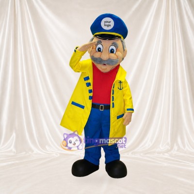 Capitaine de Navire Costume de mascotte intégral pour adultes Promotions