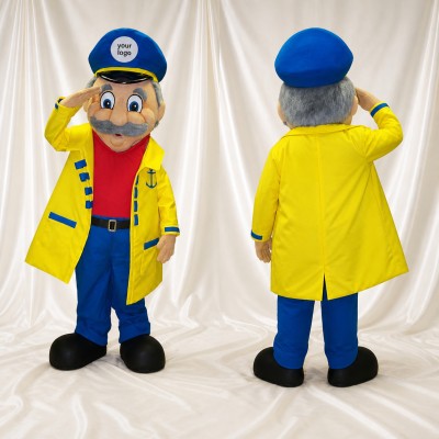 Capitaine de Navire Costume de mascotte intégral pour adultes Promotions