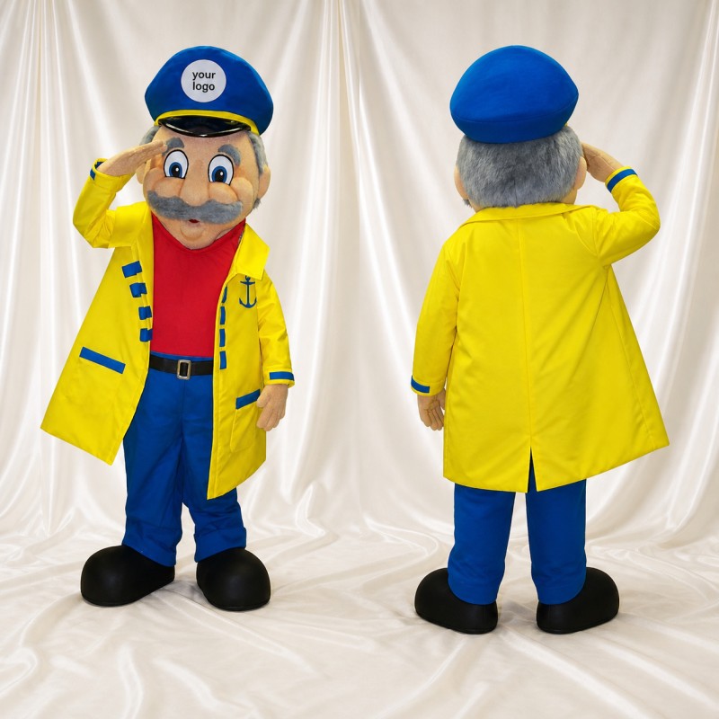 Capitaine de Navire Costume de mascotte intégral pour adultes Promotions