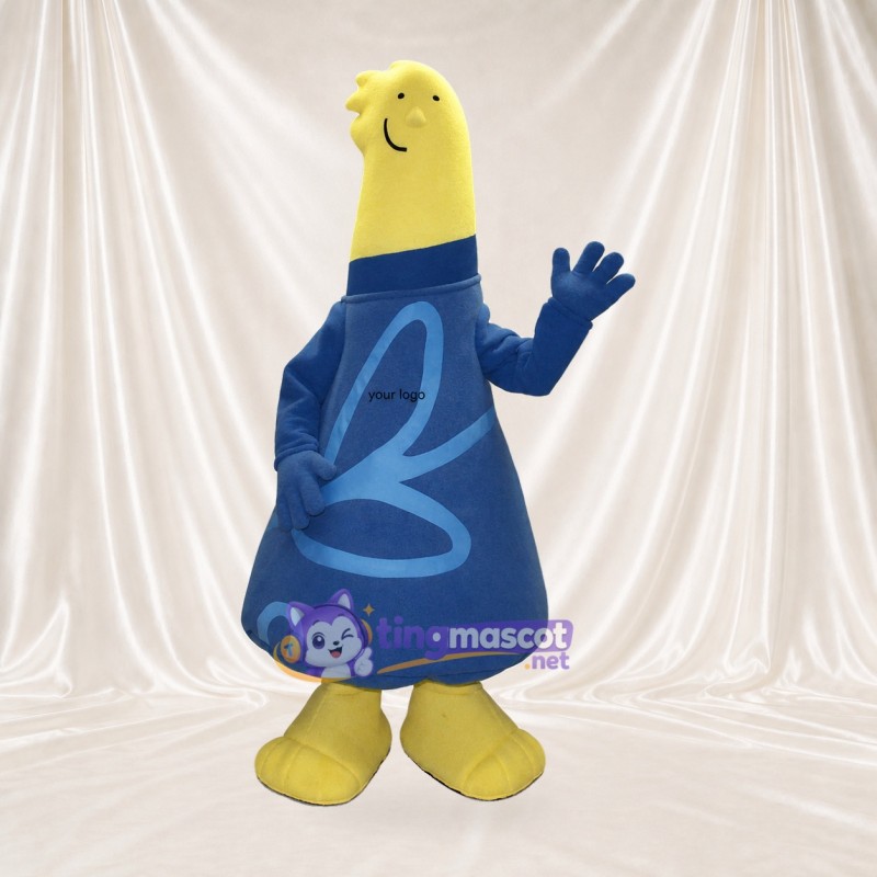 Crested Bird Mascot Costume Full Body for Adults School Events
