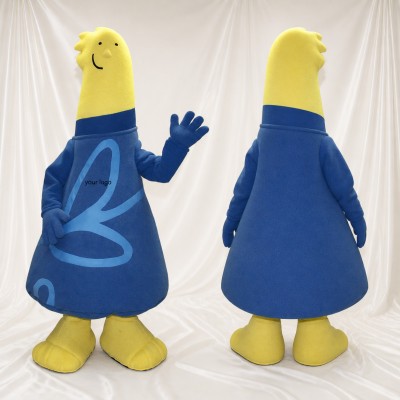 Crested Bird Mascot Costume Full Body for Adults School Events