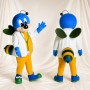 Bee Scientist Mascot Costume Full Body for Adults Promotions