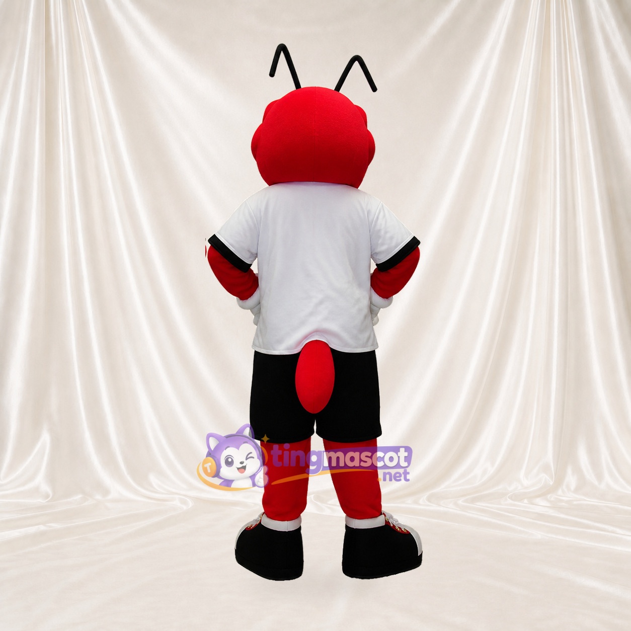 Ant Athlete Mascot Costume Full Body for Adults Sports Events Ant Athlete Mascot Costume Full Body for Adults Sports Events