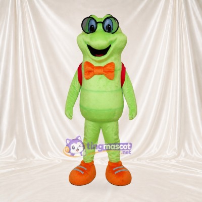 Frog Student Mascot Costume Full Body for Adults School Events