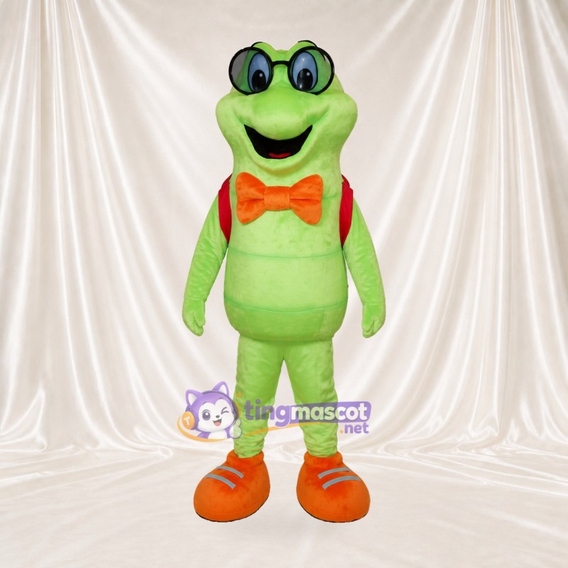 Frog Student Mascot Costume Full Body for Adults School Events