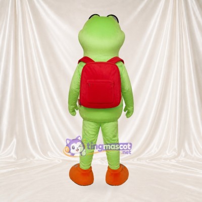 Frog Student Mascot Costume Full Body for Adults School Events
