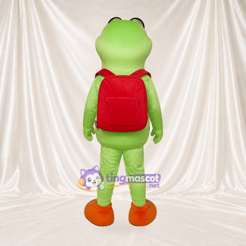Frog Student Mascot Costume Full Body for Adults School Events