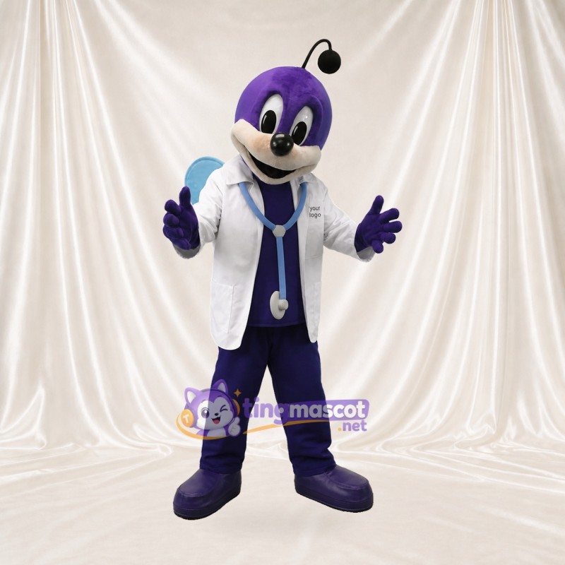 Bee Doctor Mascot Costume Full Body for Adults Promotions