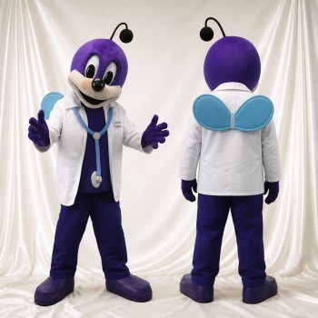 Bee Doctor Mascot Costume Full Body for Adults Promotions