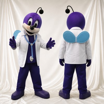 Bee Doctor Mascot Costume Full Body for Adults Promotions