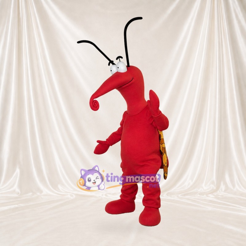 Red Insect Mascot Costume Full Body for Adults School Events